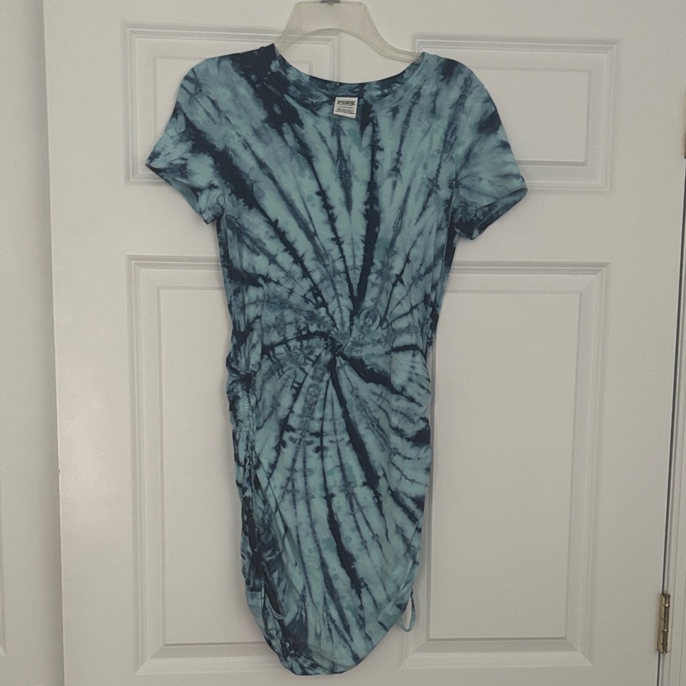 PINK Victoria's Secret Blue Tie-Dye Mini Dress